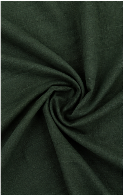 Pine Green Khadi Fabric